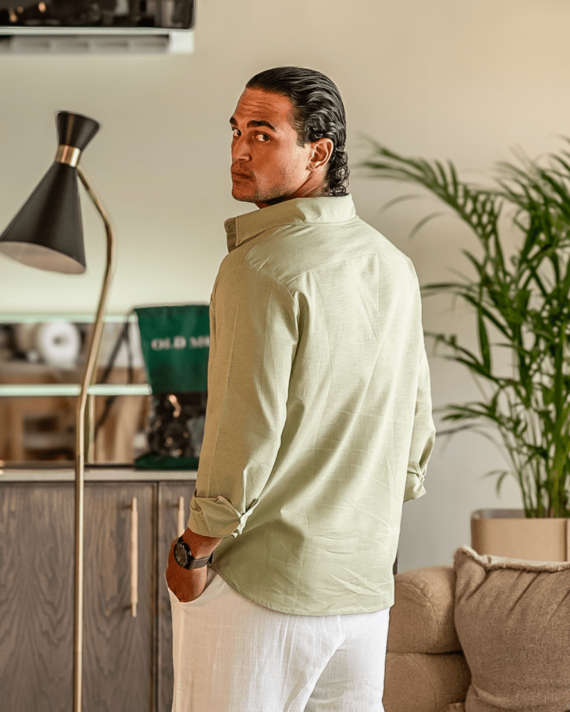Cape Town - 100% Linen Shirt - SANVELIER