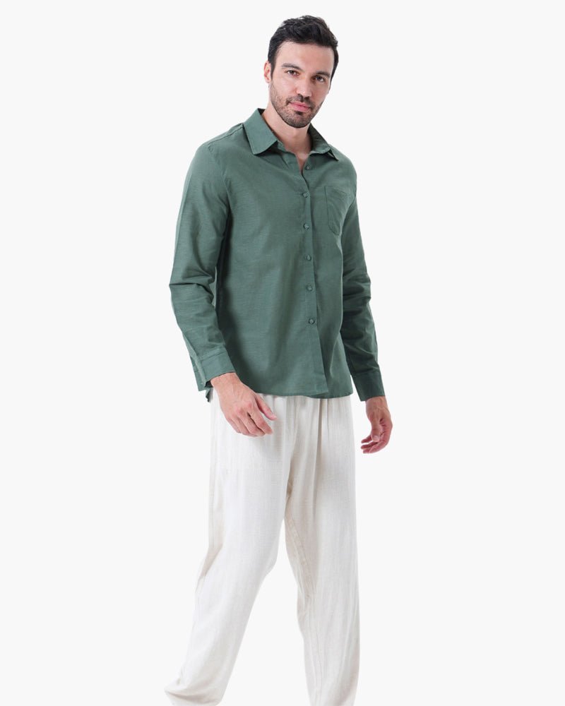Cape Town - 100% Linen Shirt - SANVELIER