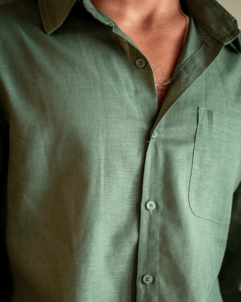 Cape Town - 100% Linen Shirt - SANVELIER