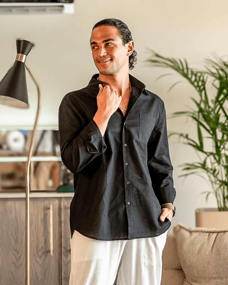 Cape Town - 100% Linen Shirt - SANVELIER