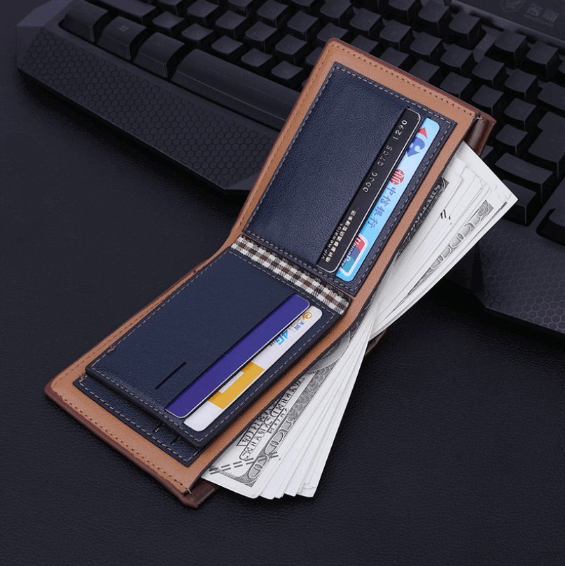 Men's Embossed Multi - Card Wallet - SANVELIER