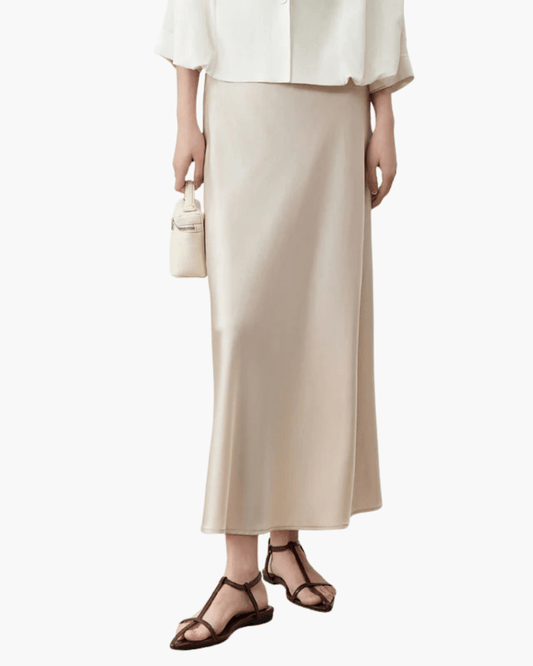 Old Money Silk Skirt - SANVELIER