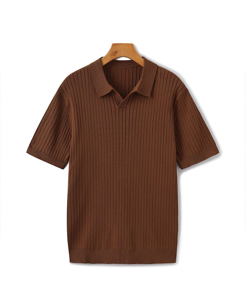 Premium Ribbed Polo - SANVELIER