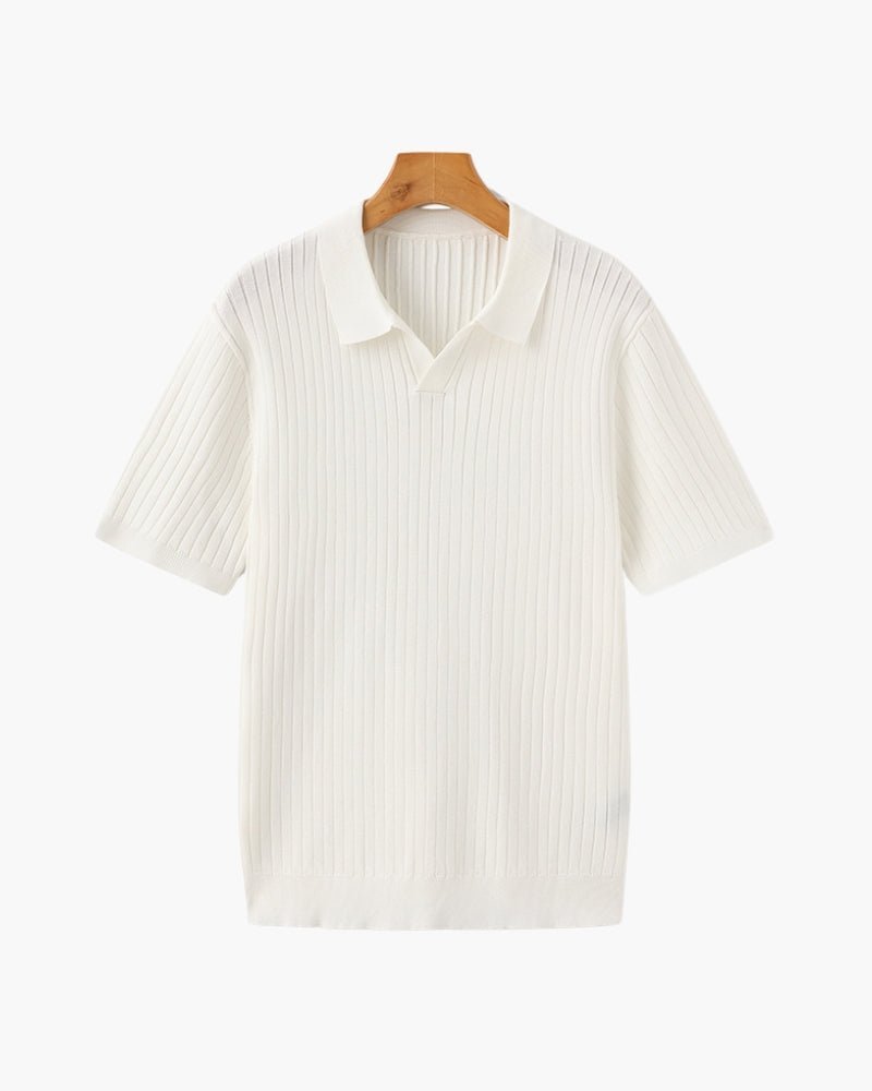 Premium Ribbed Polo - SANVELIER