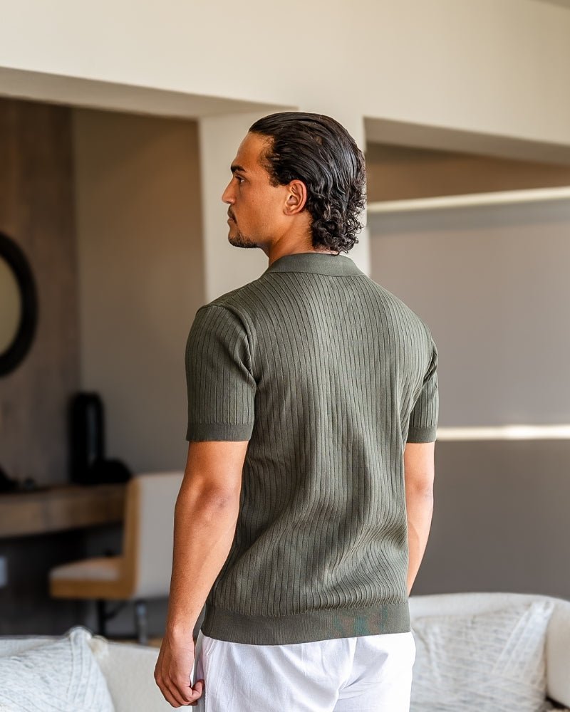 Premium Ribbed Polo - SANVELIER