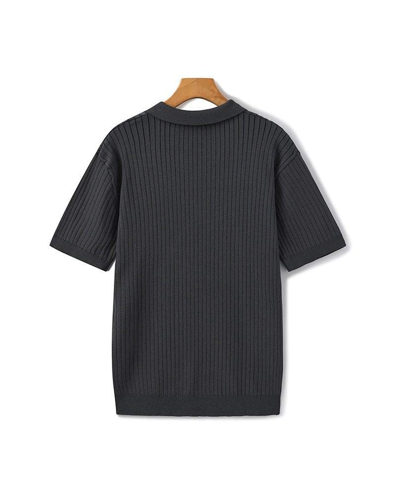Premium Ribbed Polo - SANVELIER