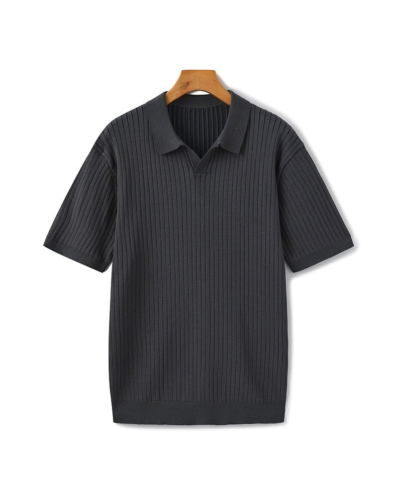 Premium Ribbed Polo - SANVELIER