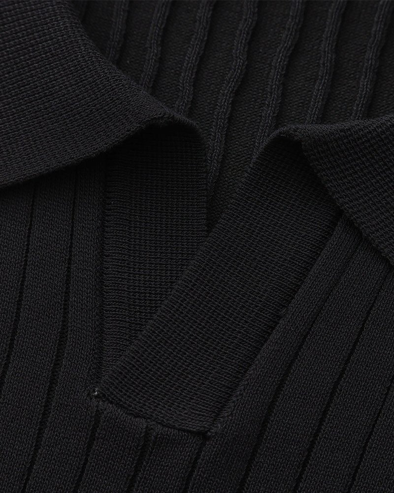 Premium Ribbed Polo - SANVELIER