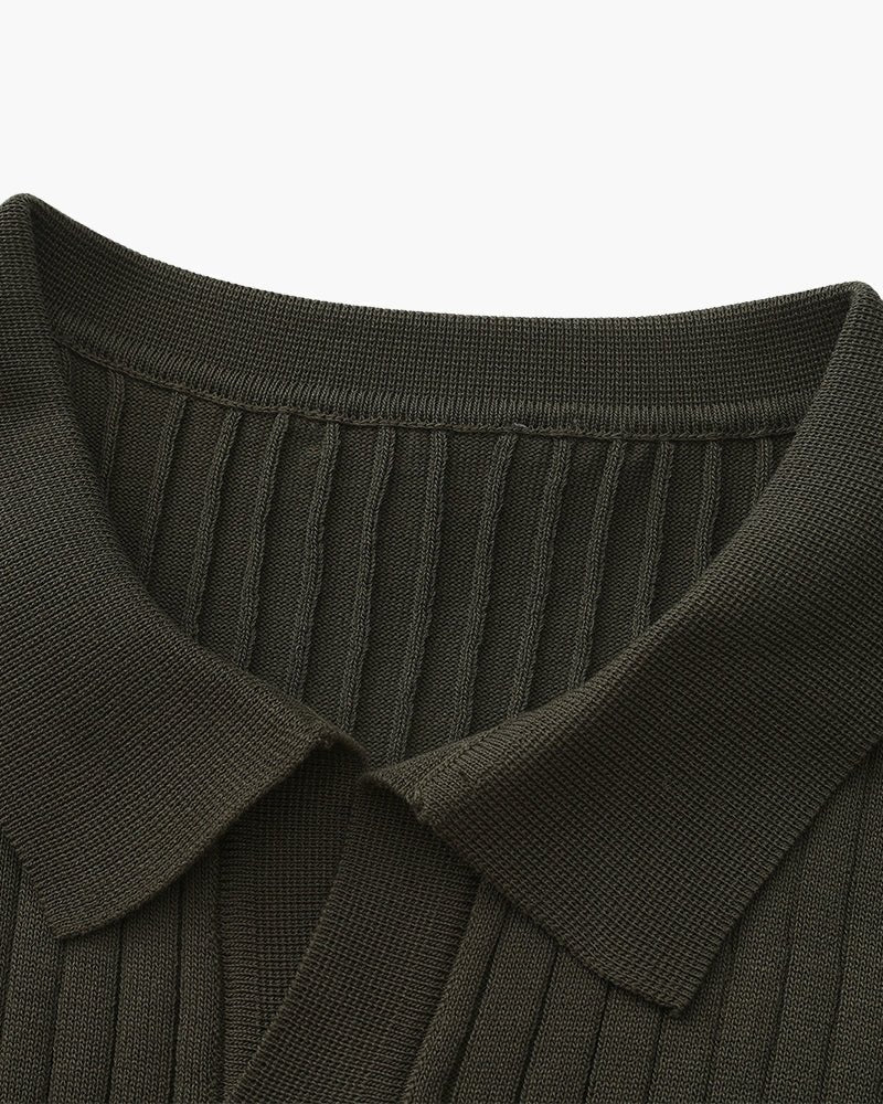Premium Ribbed Polo - SANVELIER