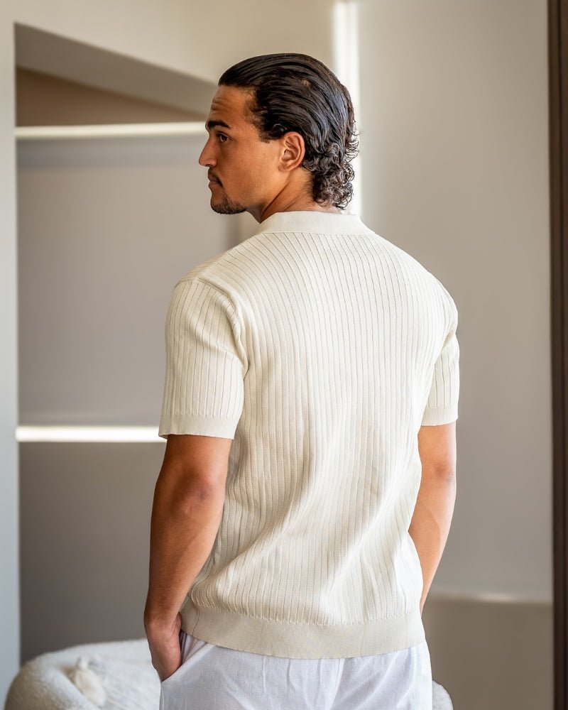 Premium Ribbed Polo - SANVELIER