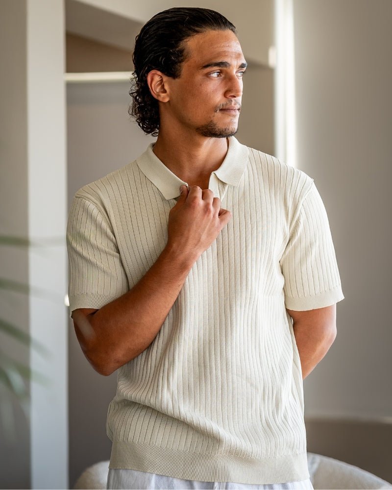 Premium Ribbed Polo - SANVELIER