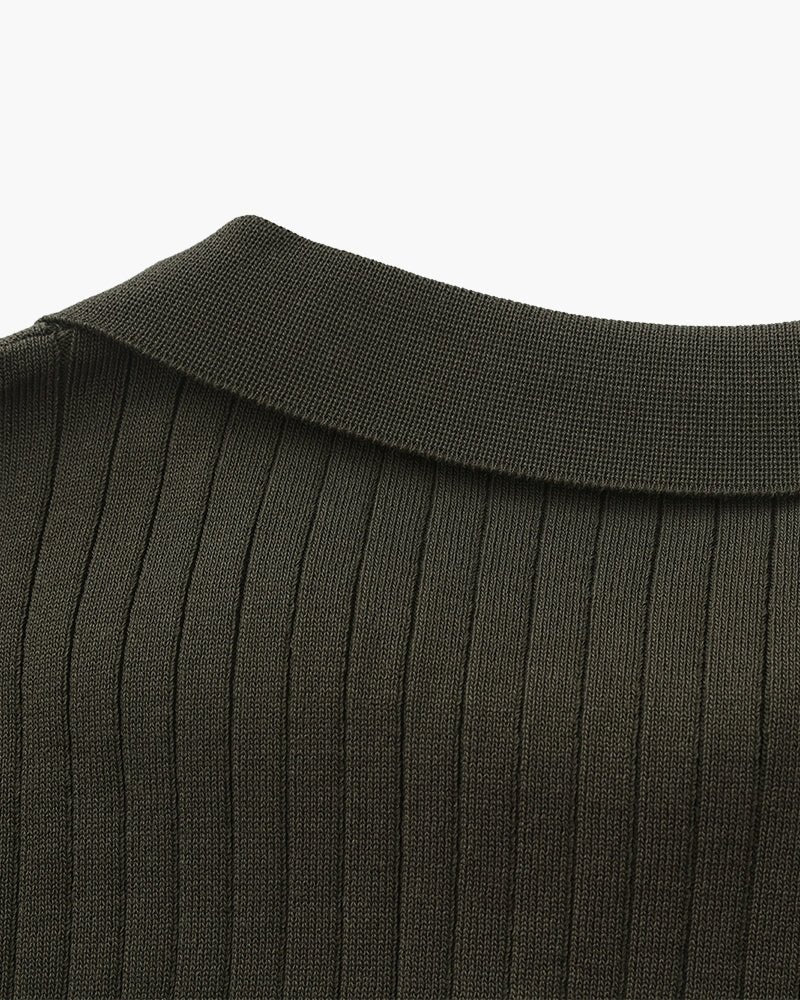 Premium Ribbed Polo - SANVELIER