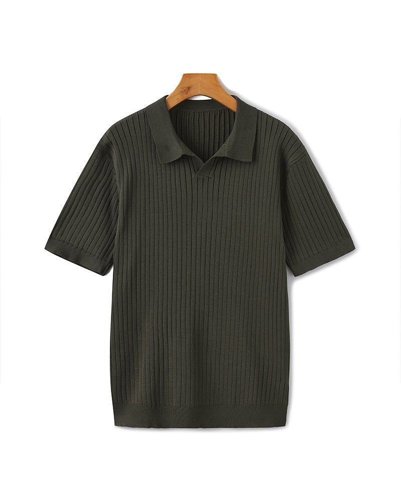 Premium Ribbed Polo - SANVELIER