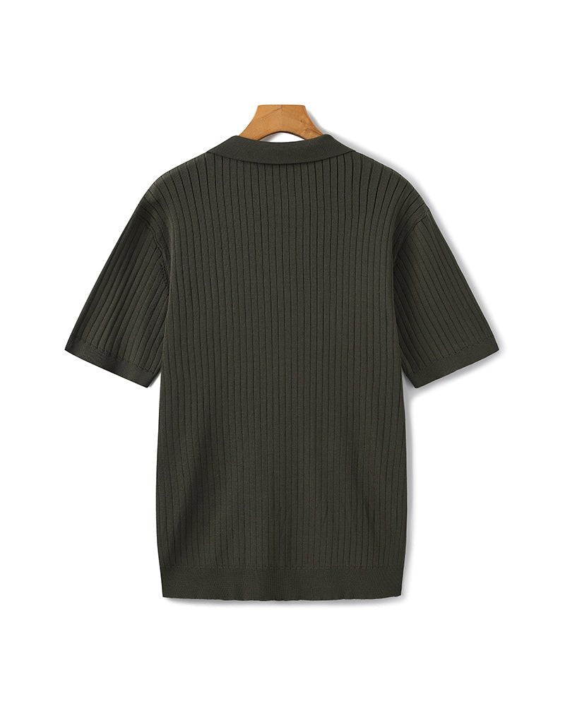 Premium Ribbed Polo - SANVELIER