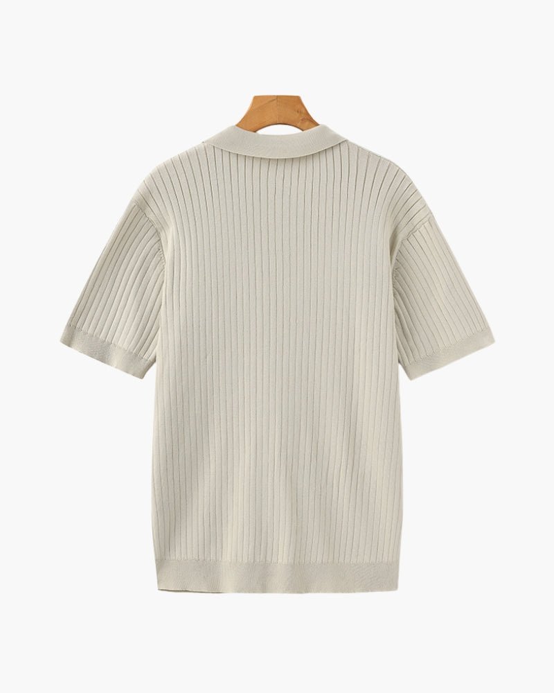 Premium Ribbed Polo - SANVELIER