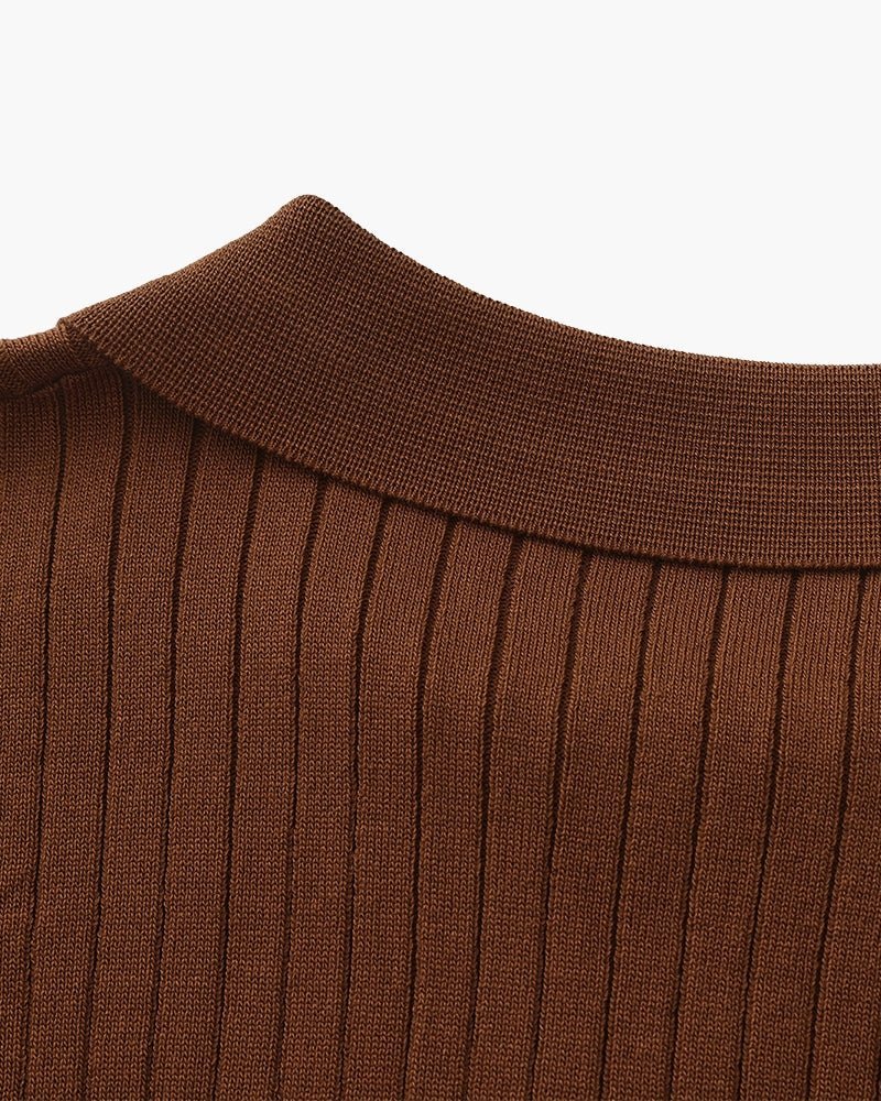 Premium Ribbed Polo - SANVELIER