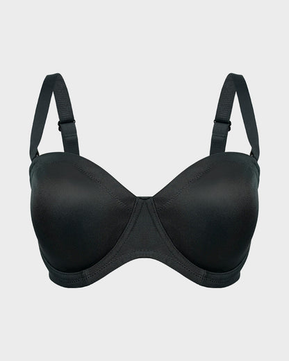 Comfort Push Up Unlined Bra with Removable Straps