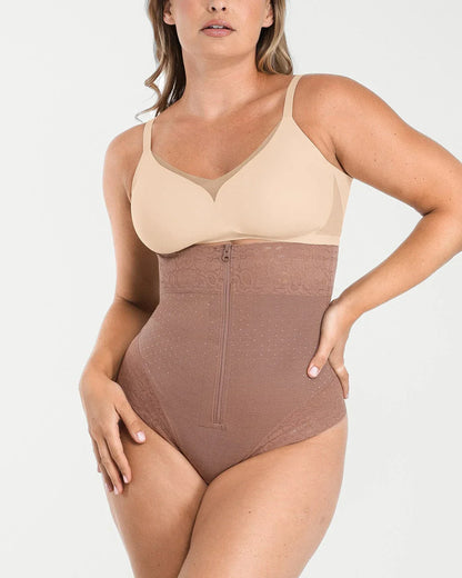 Bare Essentials™ AirSlim® High-Waisted Polka Dot Shaping Thong