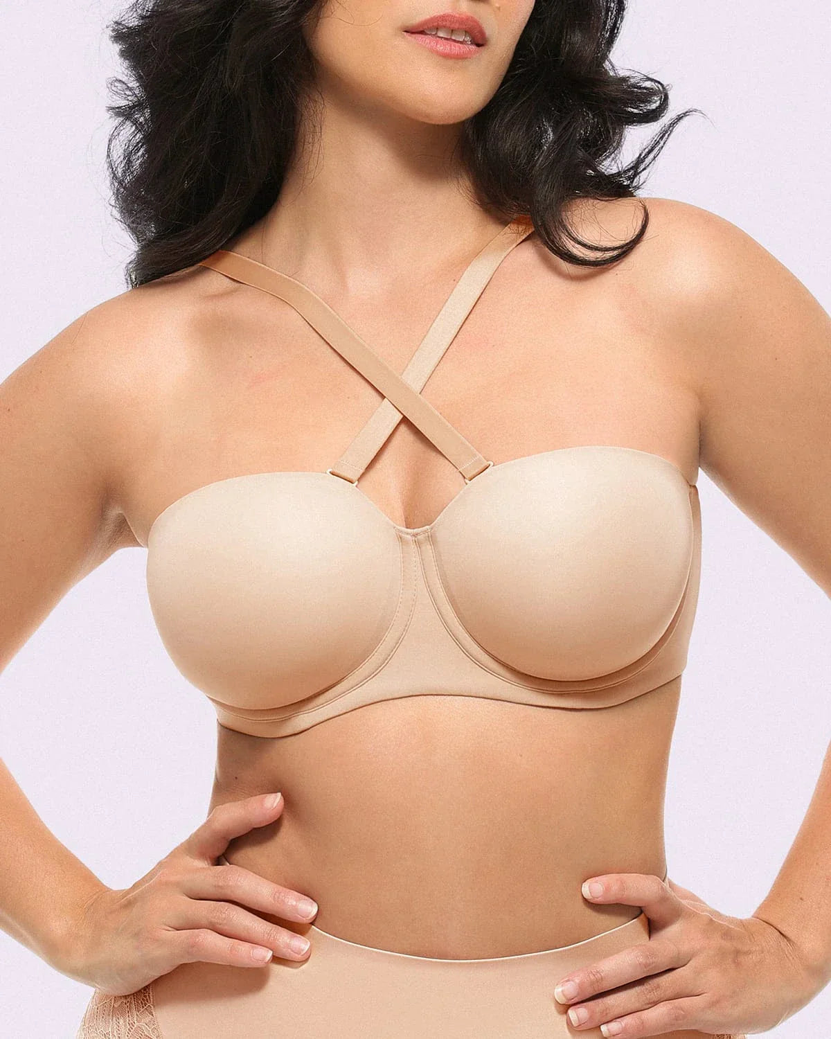 Bare Essentials™ AirSlim® Convertible Strapless Push Up Bra