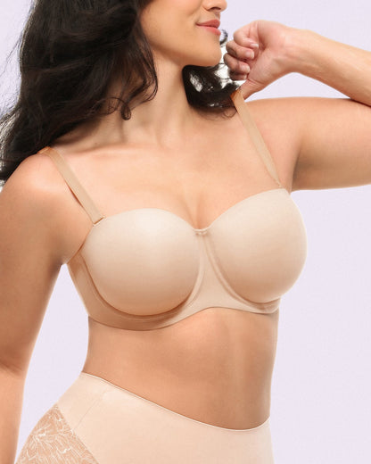 Bare Essentials™ AirSlim® Convertible Strapless Push Up Bra