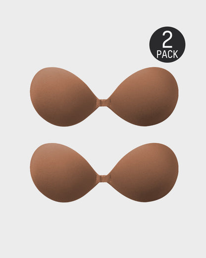 Front Closure Adhesive Invisible Push-Up Bra(2 Pairs)