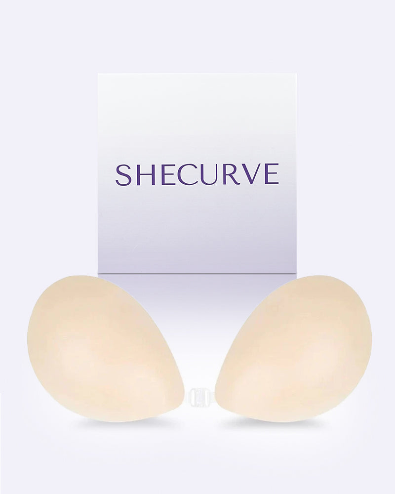 Front Closure Silicone Self-Adhesive Invisible Bra (2 Pack)