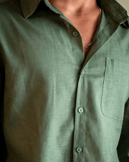 Cape Town - 100% Linen Shirt - SANVELIER