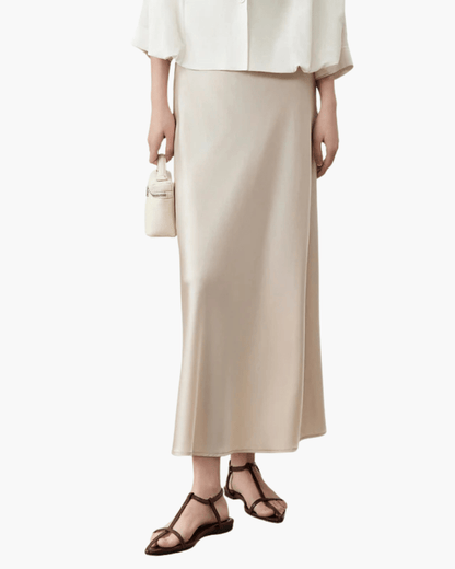 Old Money Silk Skirt - SANVELIER