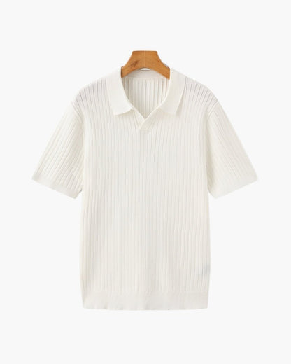 Premium Ribbed Polo - SANVELIER