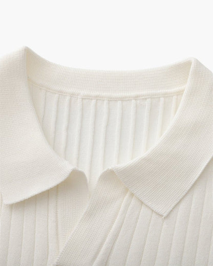 Premium Ribbed Polo - SANVELIER