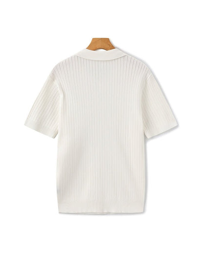 Premium Ribbed Polo - SANVELIER
