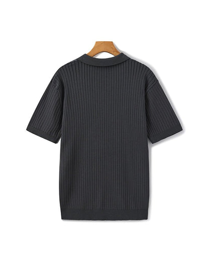 Premium Ribbed Polo - SANVELIER