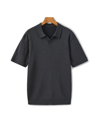 Premium Ribbed Polo - SANVELIER