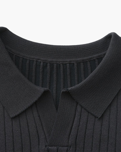 Premium Ribbed Polo - SANVELIER