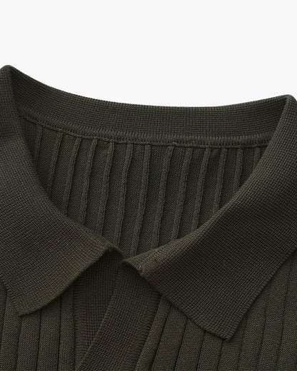 Premium Ribbed Polo - SANVELIER