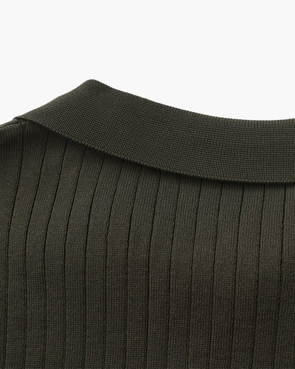 Premium Ribbed Polo - SANVELIER